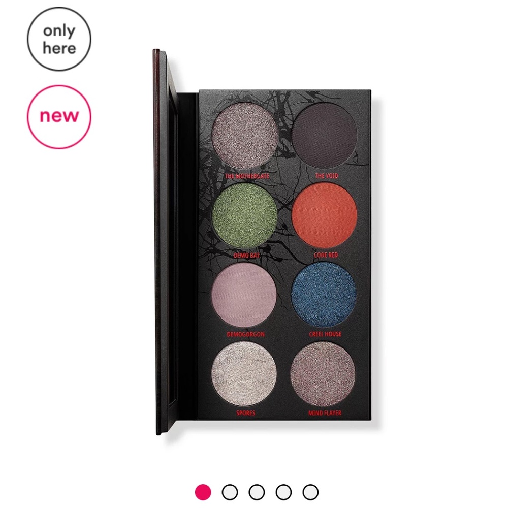 Mac Cosmetics X Stranger things eyeshadow palette the void